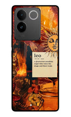 Leo Zodiac Vivo T2 Pro 5G Glass Case