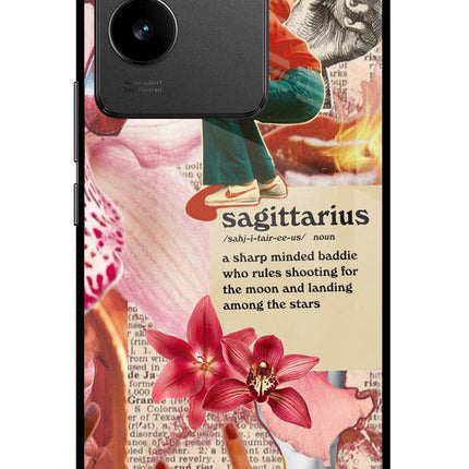 Sagittarius Zodiac Vivo T2 Pro 5G Glass Case
