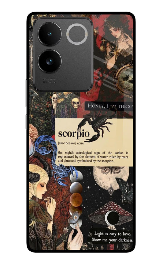 Scorpio Zodiac Vivo T2 Pro 5G Glass Case