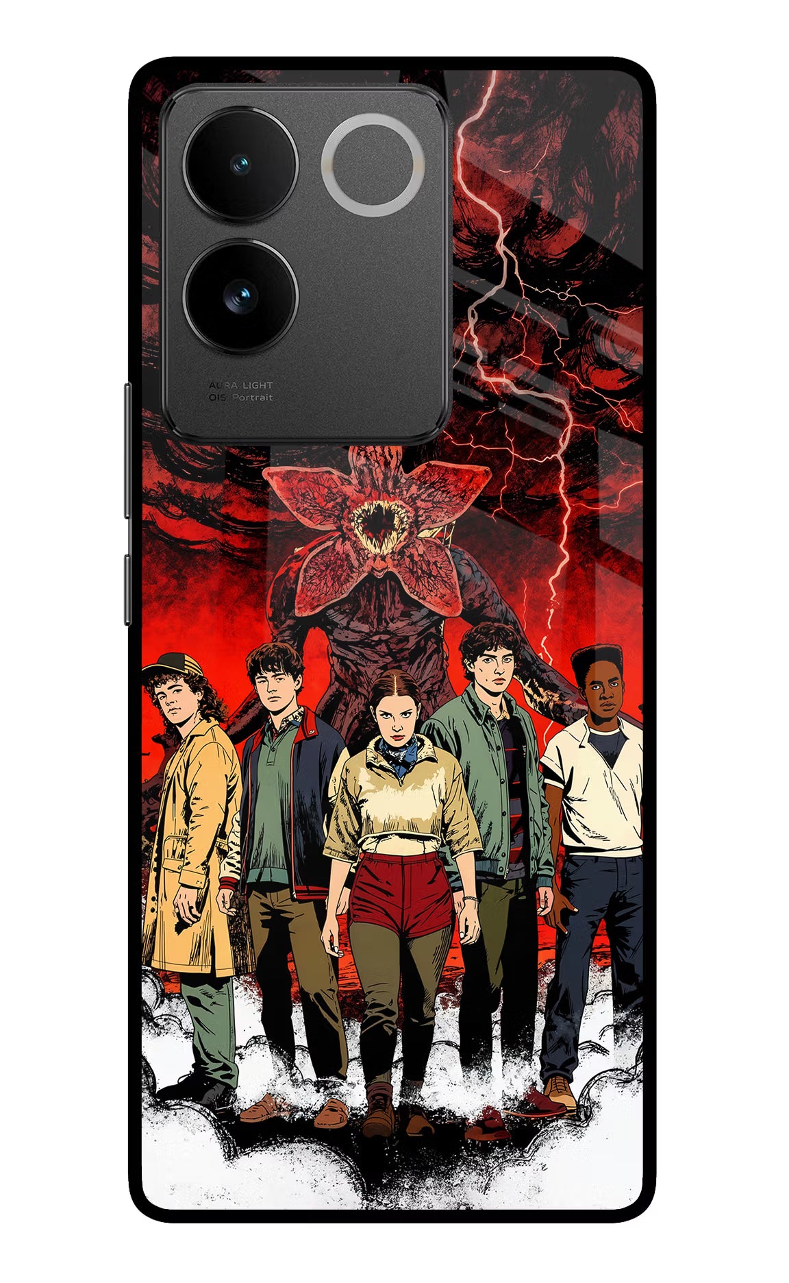 Ordinary Things Characters Vivo T2 Pro 5G Glass Case Back Cover by Casekaro