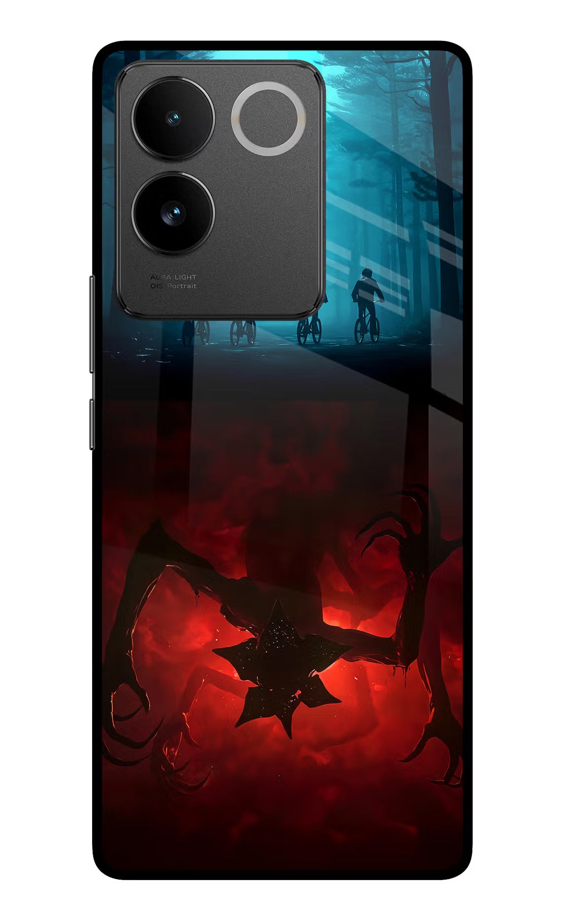 Ordinary Things Downside Up Vivo T2 Pro 5G Glass Case Back Cover by Casekaro