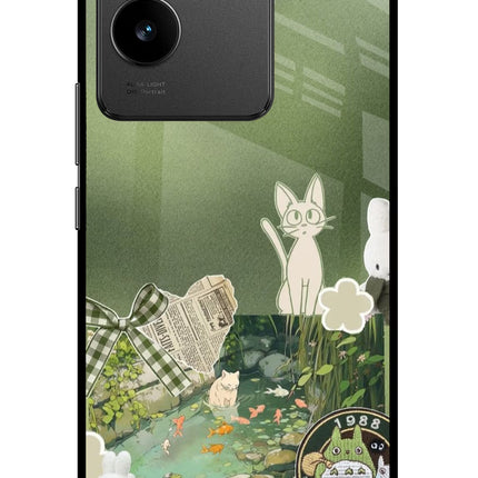 Aesthetic anime Vivo T2 Pro 5G Glass Case