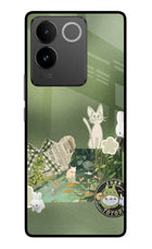 Aesthetic anime Vivo T2 Pro 5G Glass Case