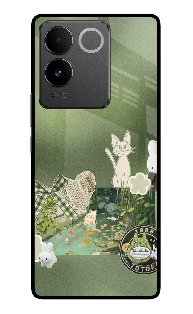 Aesthetic anime Vivo T2 Pro 5G Glass Case