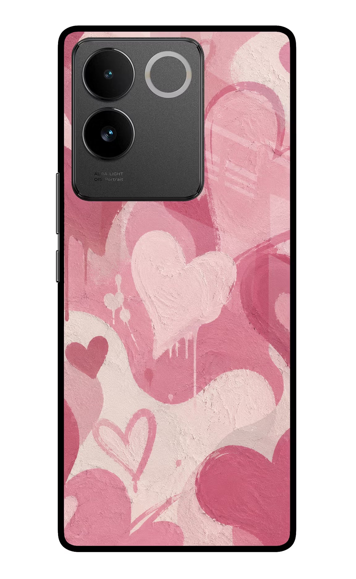 Hearty case Vivo T2 Pro 5G Glass Case