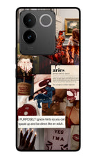 Zodiac Aries Vivo T2 Pro 5G Glass Case
