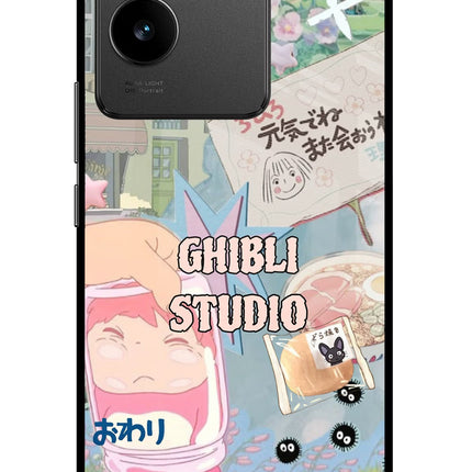 Studio Ghibli Vivo T2 Pro 5G Glass Case