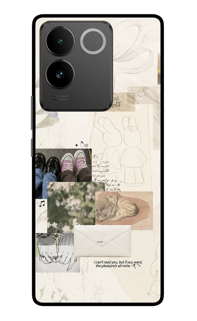 Soft Aesthetic Vivo T2 Pro 5G Glass Case