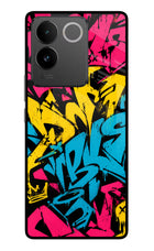 Graffiti Vibe Vivo T2 Pro 5G Glass Case