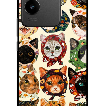 Cool Cat Vivo T2 Pro 5G Glass Case