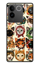 Cool Cat Vivo T2 Pro 5G Glass Case
