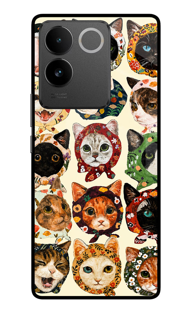 Cool Cat Vivo T2 Pro 5G Glass Case