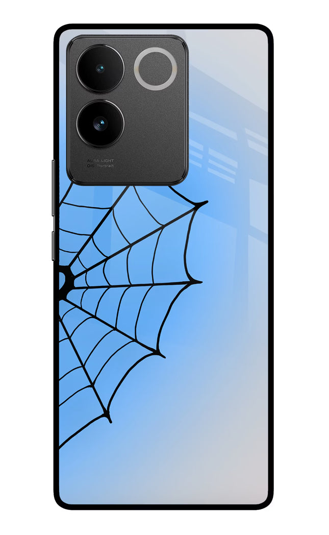 Blue Web Vivo T2 Pro 5G Glass Case