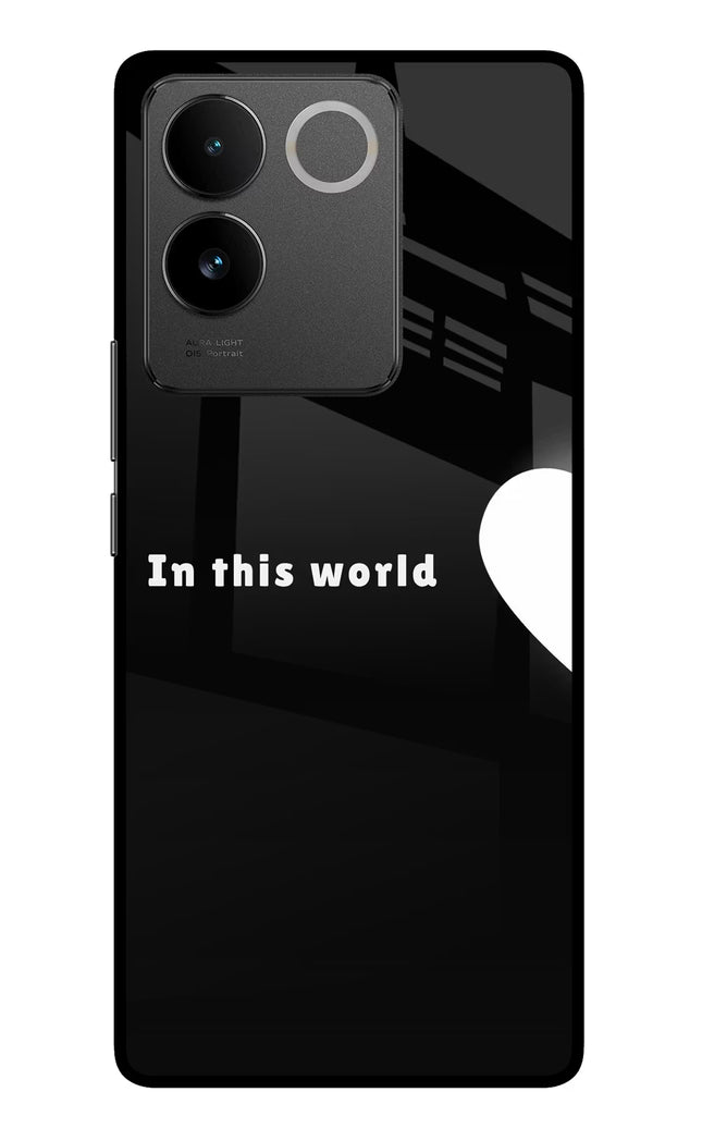 This World Vivo T2 Pro 5G Glass Case