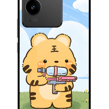 Tiger Treat Vivo T2 Pro 5G Glass Case