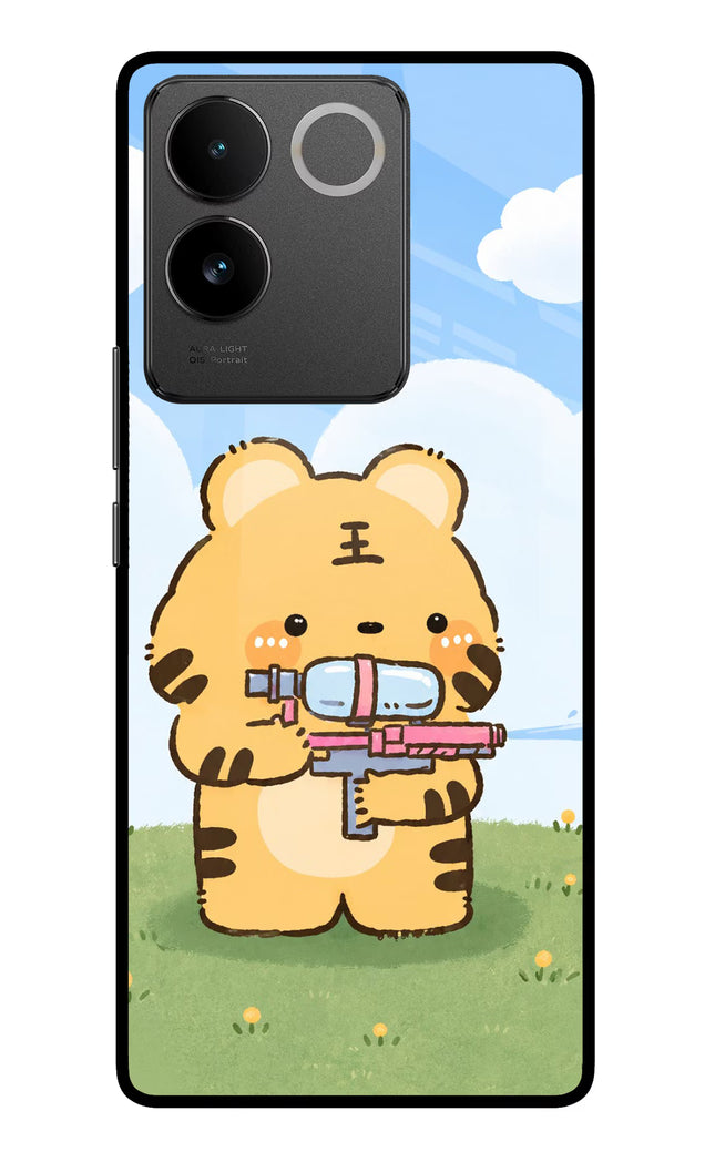 Tiger Treat Vivo T2 Pro 5G Glass Case