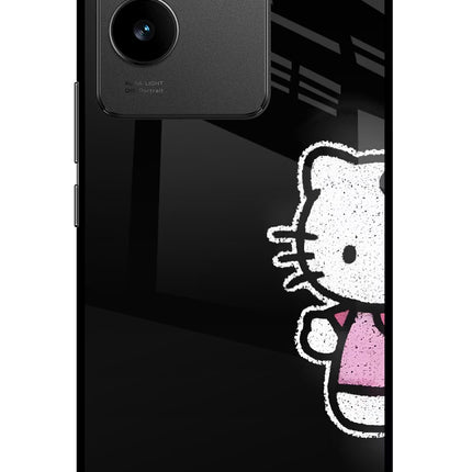 Kitty Charm Vivo T2 Pro 5G Glass Case