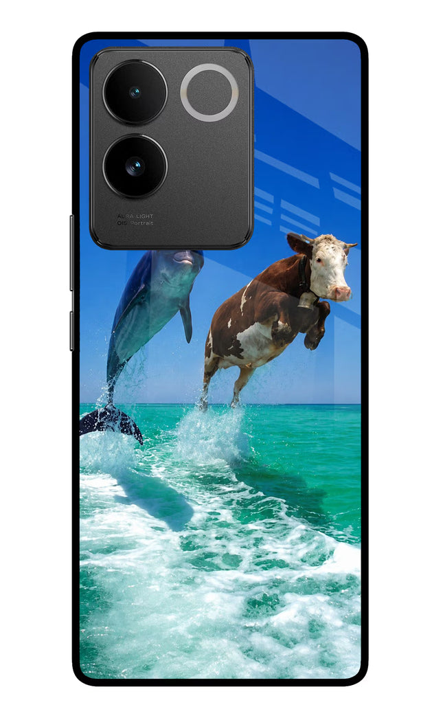 Dolphin vs Cow Vivo T2 Pro 5G Glass Case