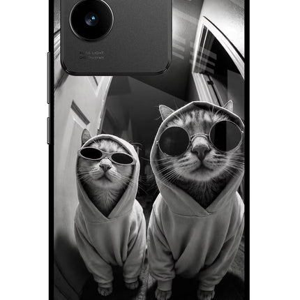 Hood Cats Vivo T2 Pro 5G Glass Case