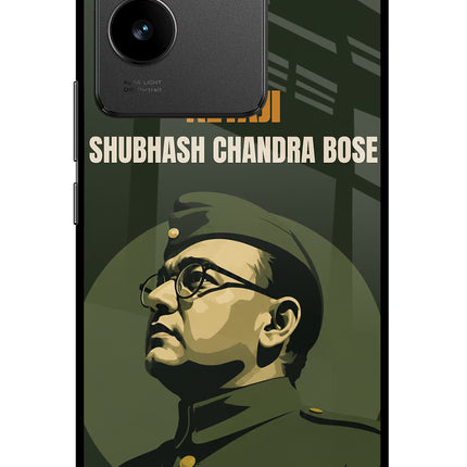 Netaji Legacy Vivo T2 Pro 5G Glass Case Back Cover by Casekaro