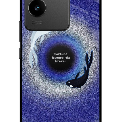 Dark Koi Vivo T2 Pro 5G Glass Case Back Cover by Casekaro