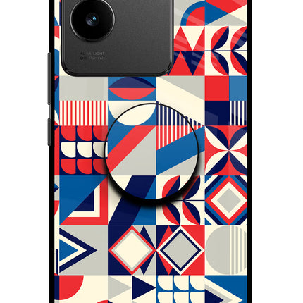 Colorful Pattern Vivo T2 Pro 5G Pop Case by Casekaro