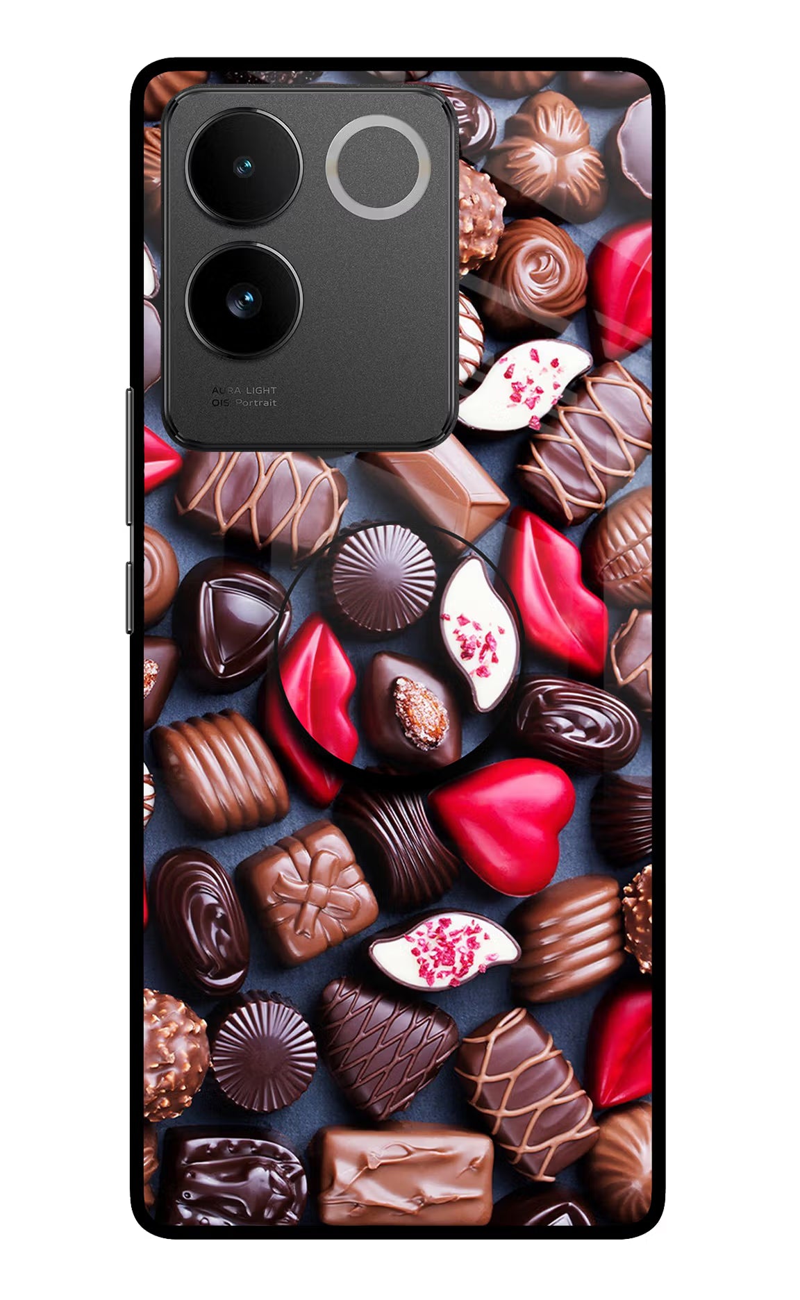Chocolates Vivo T2 Pro 5G Pop Case by Casekaro