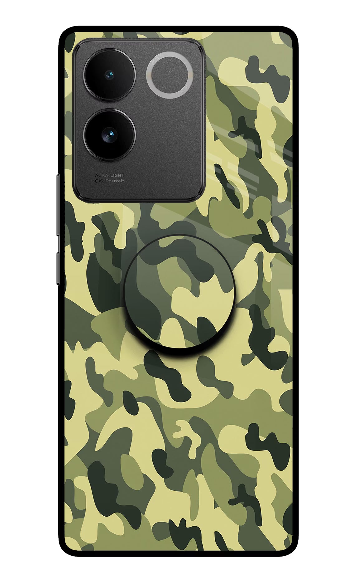 Camouflage Vivo T2 Pro 5G Pop Case by Casekaro