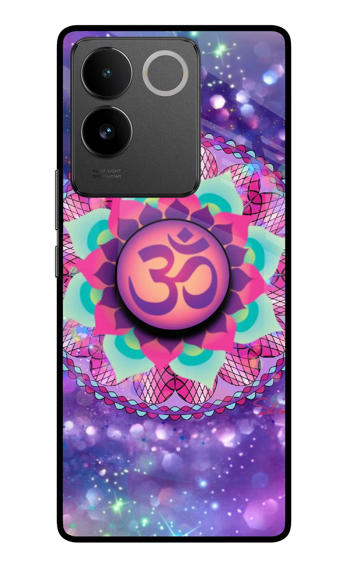 Om Purple Vivo T2 Pro 5G Pop Case by Casekaro