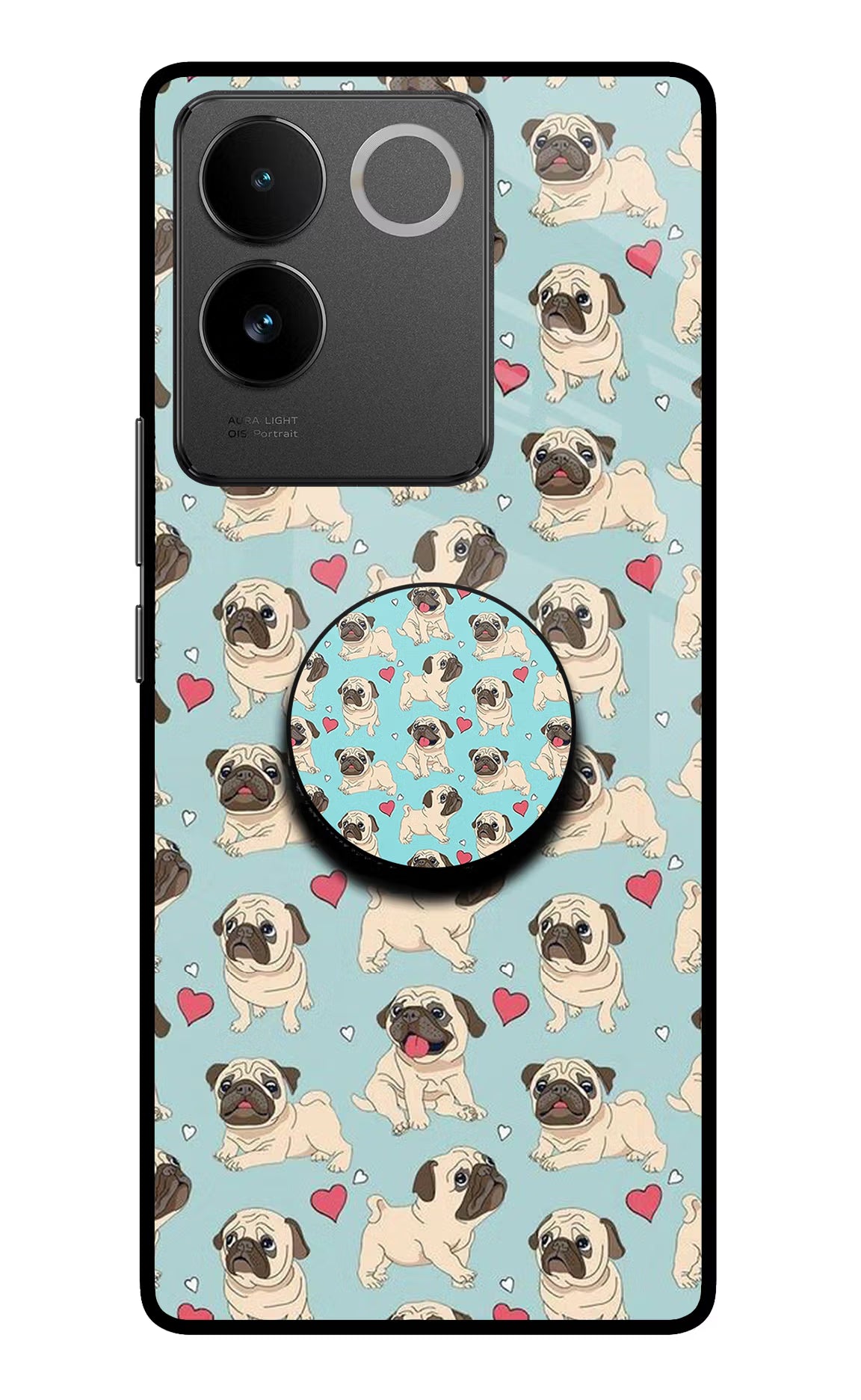 Pug Dog Vivo T2 Pro 5G Pop Case by Casekaro