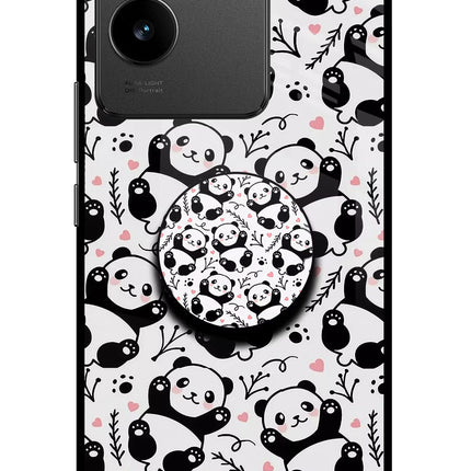 Cute Panda Vivo T2 Pro 5G Pop Case by Casekaro