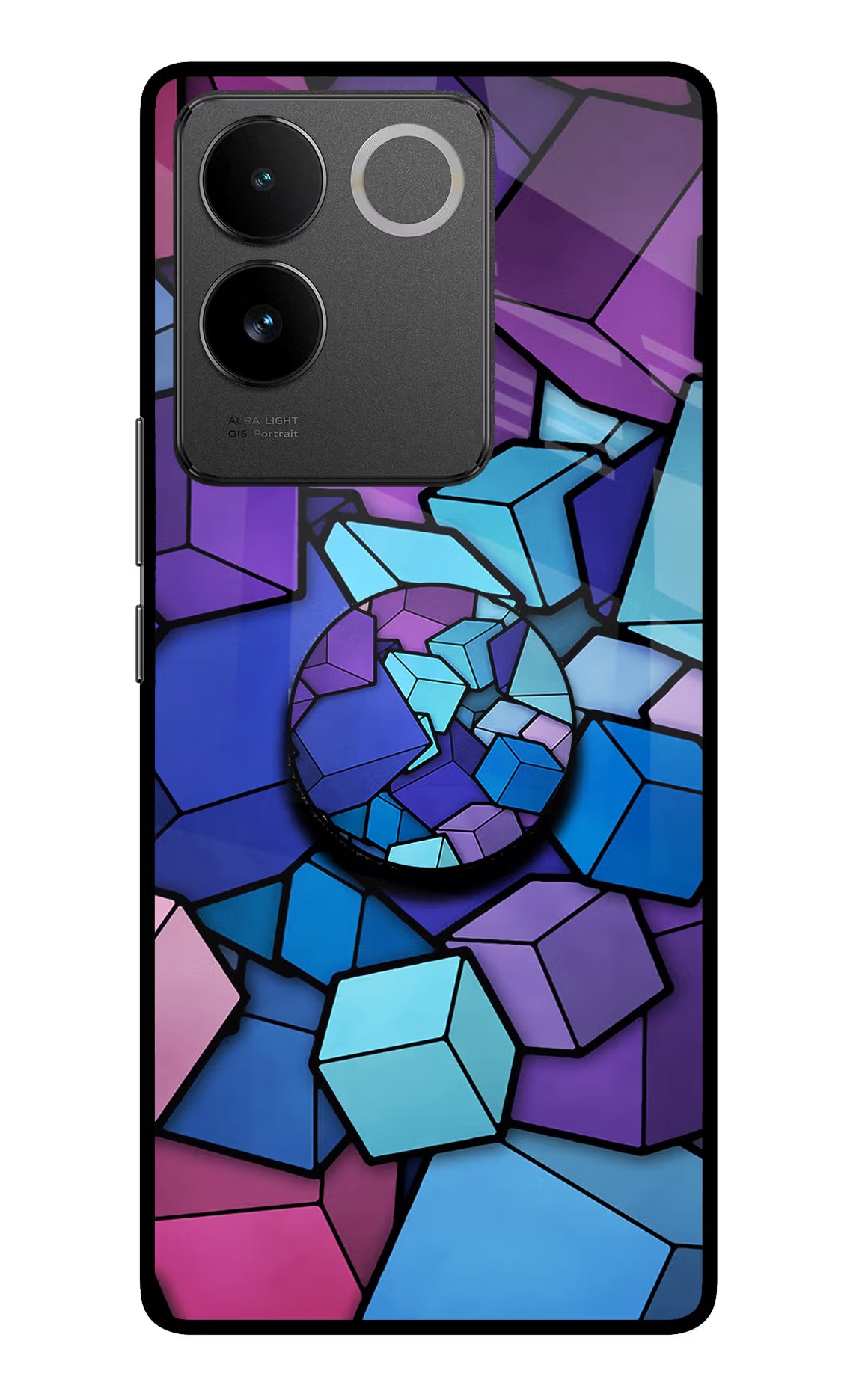 Cubic Abstract Vivo T2 Pro 5G Pop Case by Casekaro