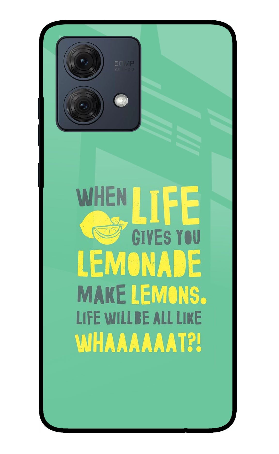 Quote Moto G54 5G Glass Case