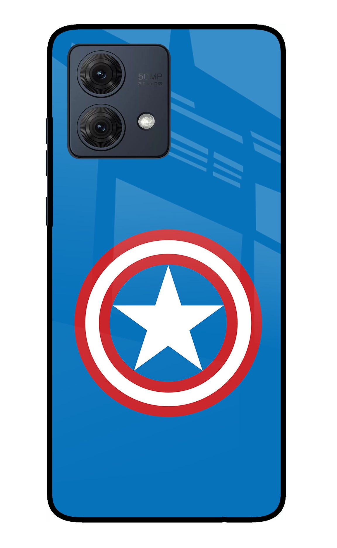 Captain America Logo Moto G54 5G Glass Case