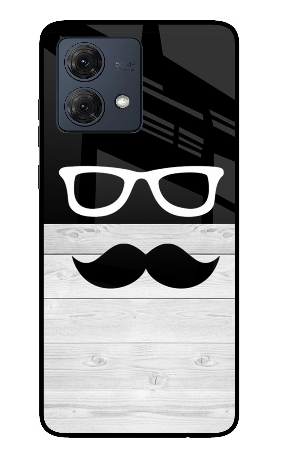 Mustache Moto G54 5G Glass Case