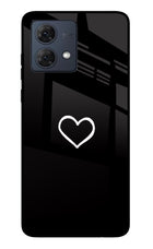 Heart Moto G54 5G Glass Case