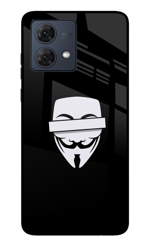 Anonymous Face Moto G54 5G Glass Case