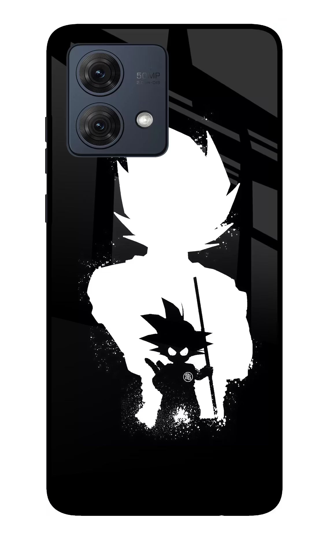 Goku Shadow Moto G54 5G Glass Case Back Cover by Casekaro