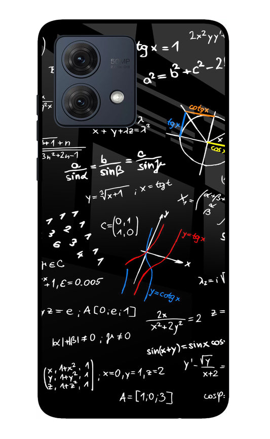 Mathematics Formula Moto G54 5G Glass Case