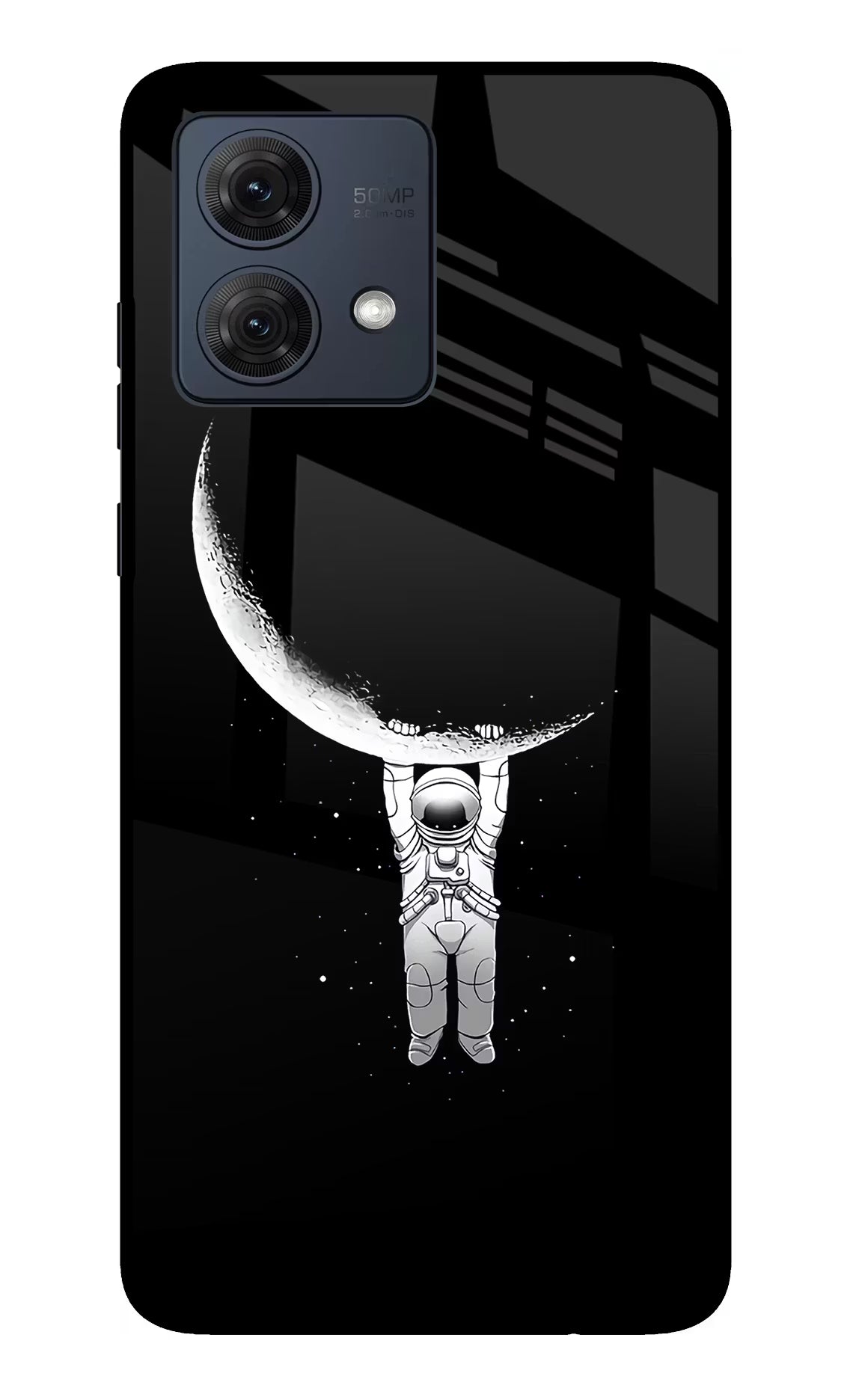Moon Space Moto G54 5G Glass Case