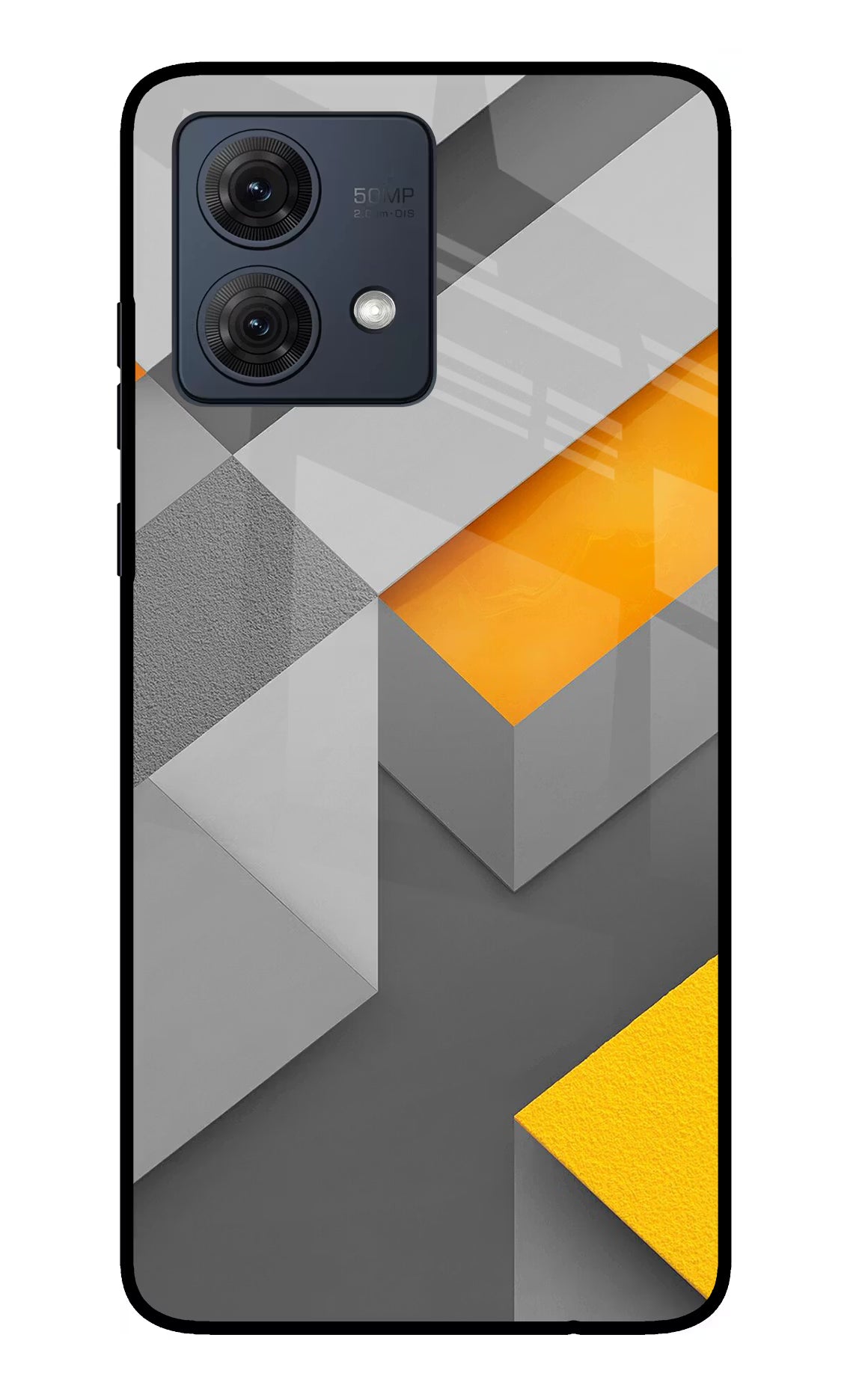 Abstract Moto G54 5G Glass Case Back Cover by Casekaro