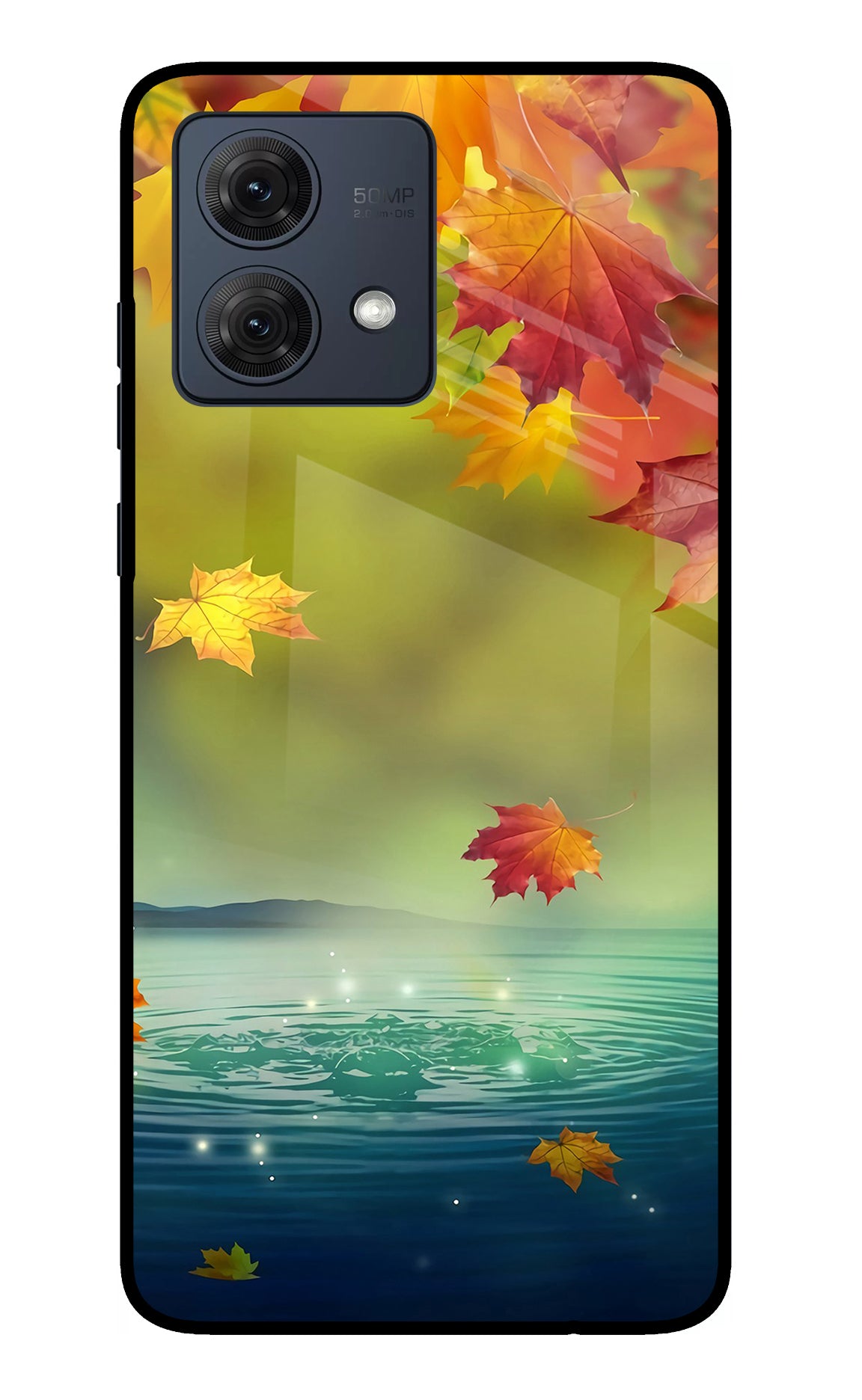 Flowers Moto G54 5G Glass Case