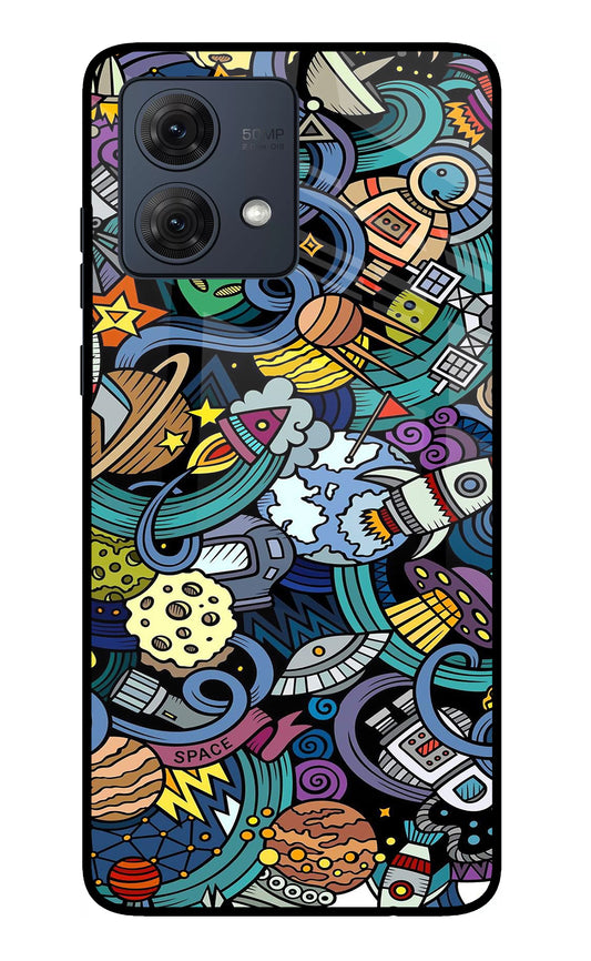 Space Abstract Moto G54 5G Glass Case