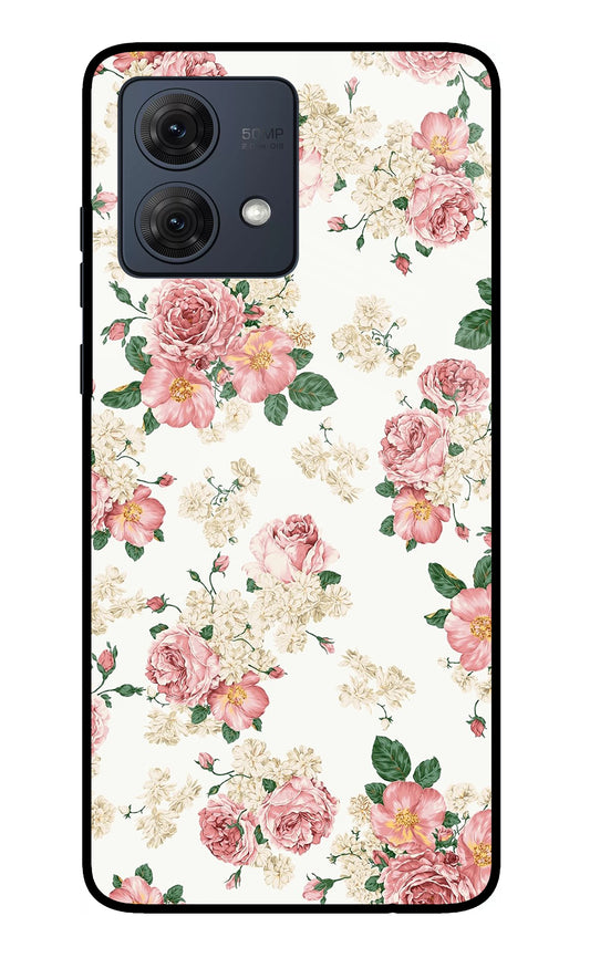 Flowers Moto G54 5G Glass Case