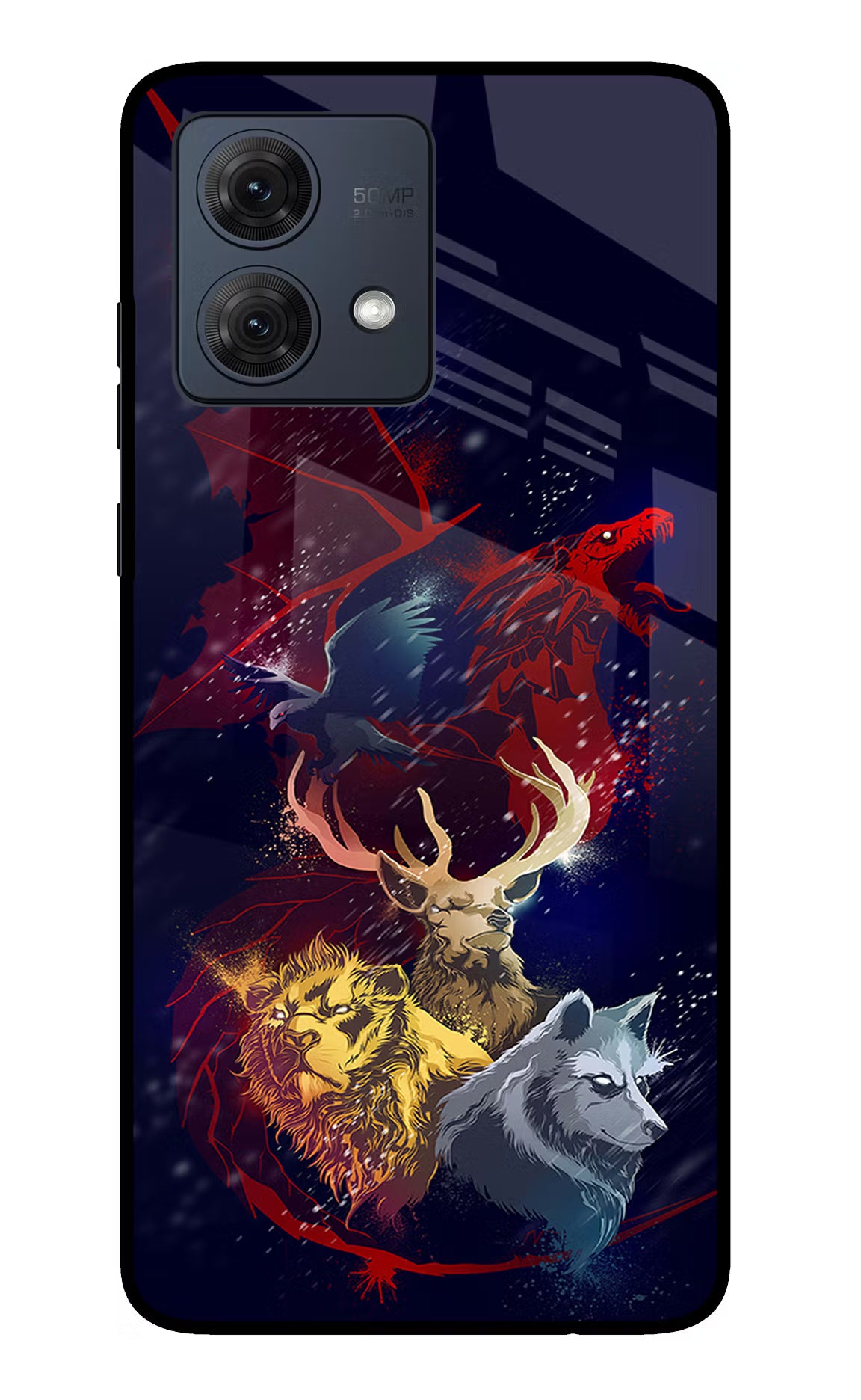 Game Of Thrones Moto G54 5G Glass Case Back Cover by Casekaro