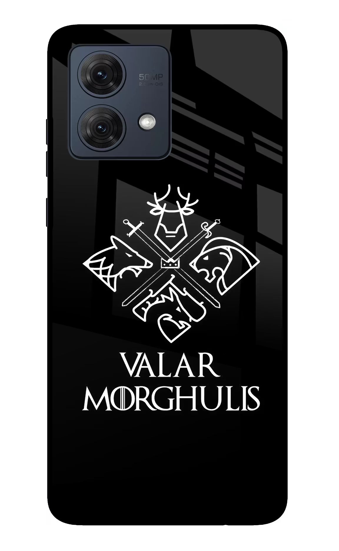Valar Morghulis | Game Of Thrones Moto G54 5G Glass Case Back Cover by Casekaro