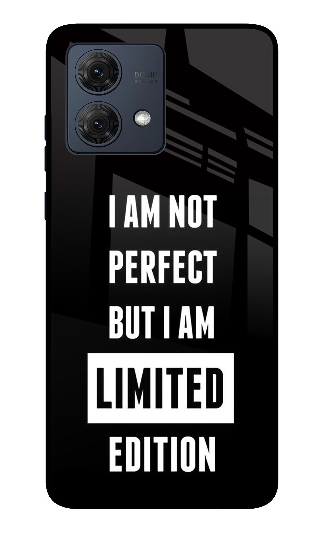 I Am Not Perfect But I Am Limited Edition Moto G54 5G Glass Case