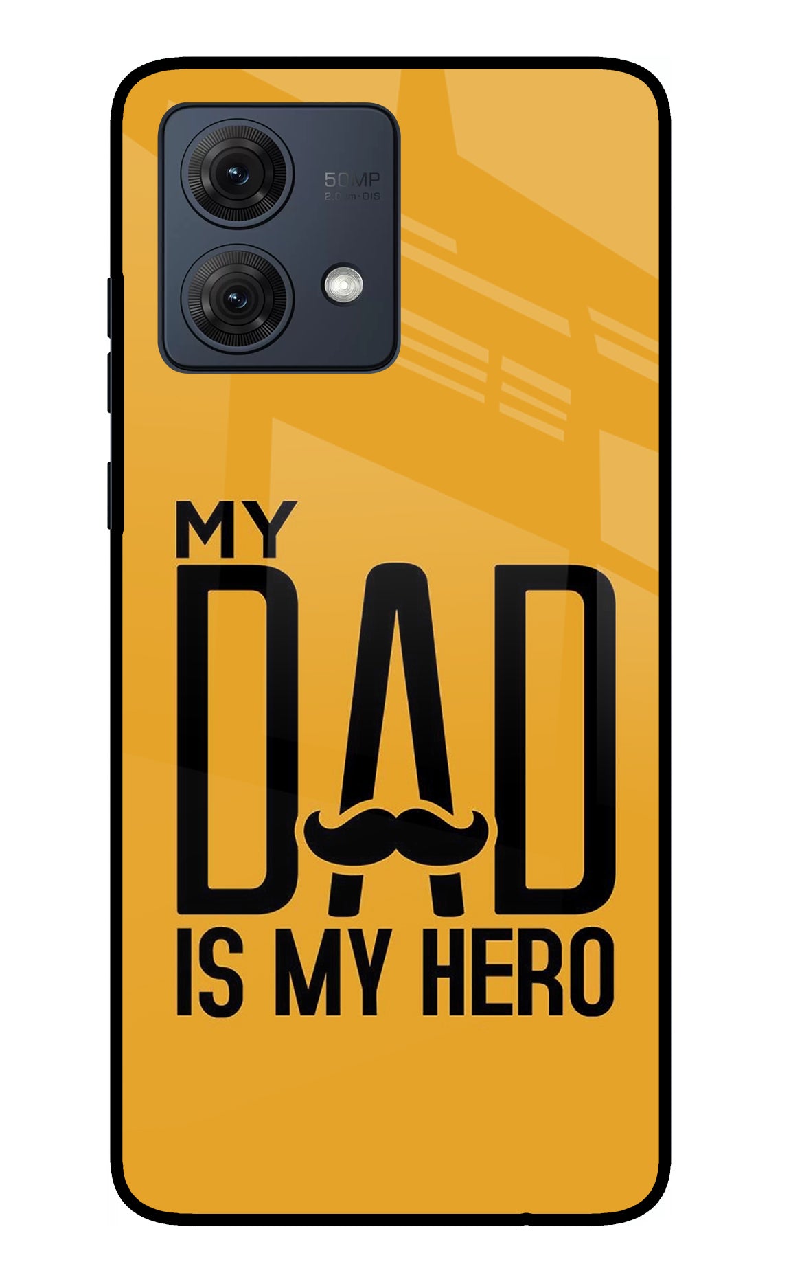 My Dad Is My Hero Moto G54 5G Glass Case