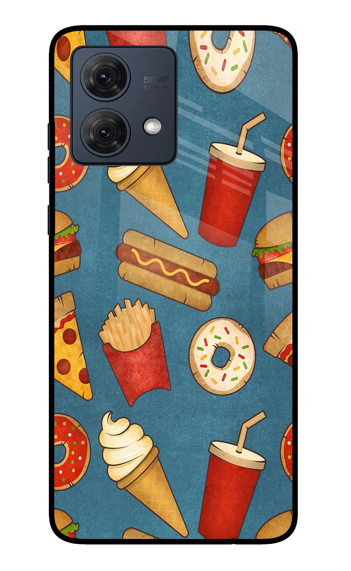 Foodie Moto G54 5G Glass Case