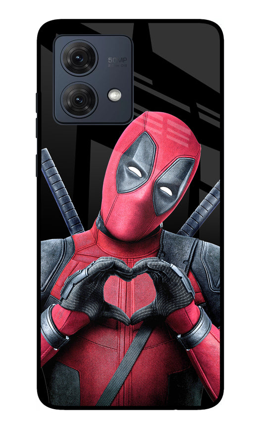 Deadpool Moto G54 5G Glass Case